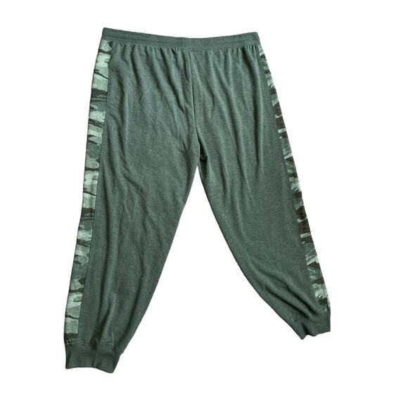 Splendid Camo Camouflage Side Stripe Green Joggers Sweatpants Size 2XL XXL - EUC - Picture 5 of 11